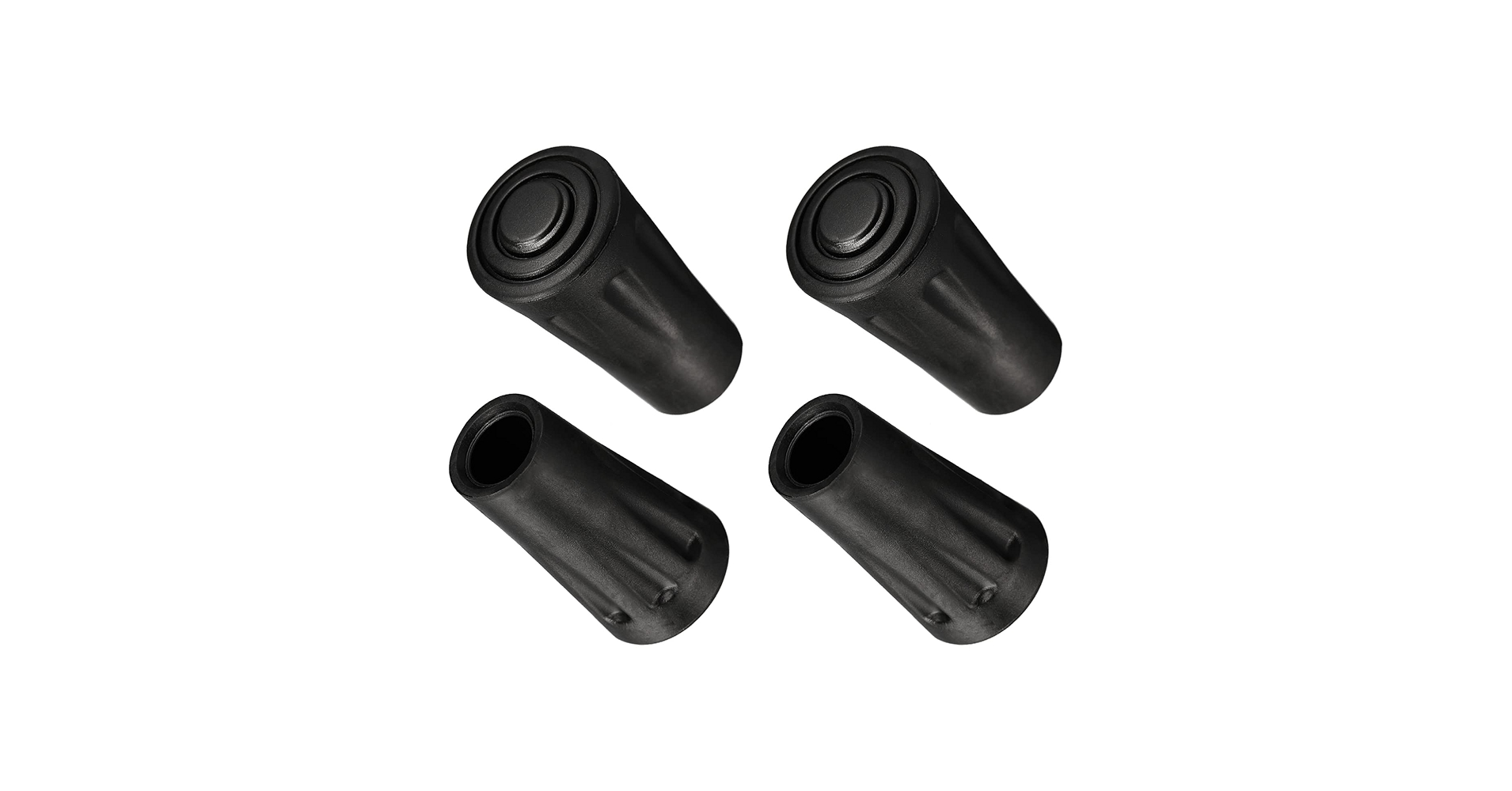 Amazon | PATIKIL トレッキングポールの先端 4個 登山スキー杖